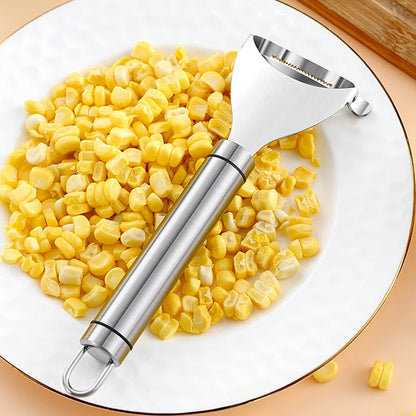 Stainless Steel Corn Stripper Peeler Cob Cutter Thresher Corn Stripper Fruit Vegetable Tools Cooking Tools Kitchen Accessories