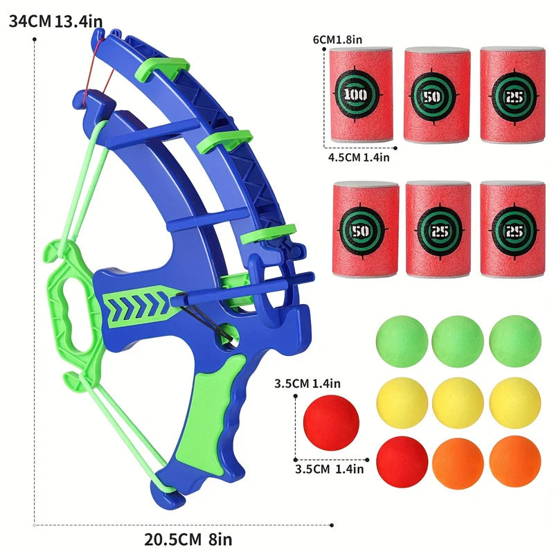 Kids Sports Toys Soft Bullet Target Practice Educational Outdoor Toys For Boys Girls Birthday Christmas Gift