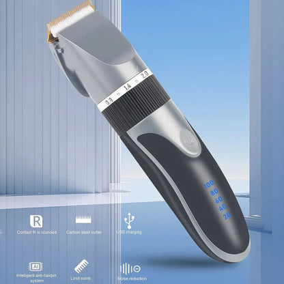 Hair Clipper Electric Barber Hair Trimmers For Men Adults Kids Cordless Rechargeable Hair Cutter Machine Professional