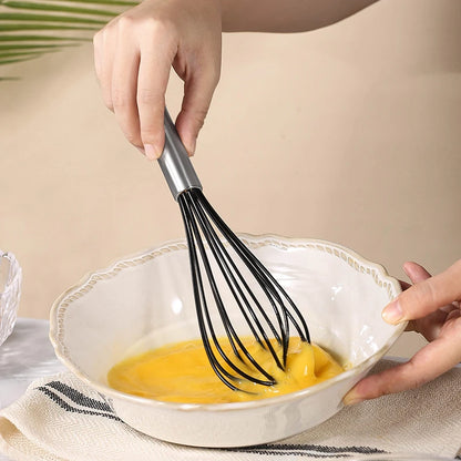 8/10/12 Inches Stainless Steel Egg Whisk Manual Kitchen Biscuit Pastry Blenders Milk Cream Butter Cake Mixer Food Baking Tools