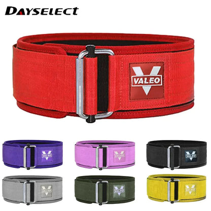 Quick Locking Weightlifting Belt Adjustable Nylon Gym Workout Belts for Men and Women Deadlifting Squatting Lifting Back Support