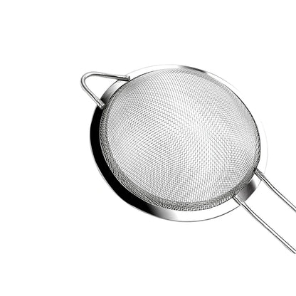 1/3/4Pcs/Set Stainless Steel Wire Fine Mesh Oil Strainer Flour Colander Sieve Sifter Pastry Baking Tools Kitchen Accessories