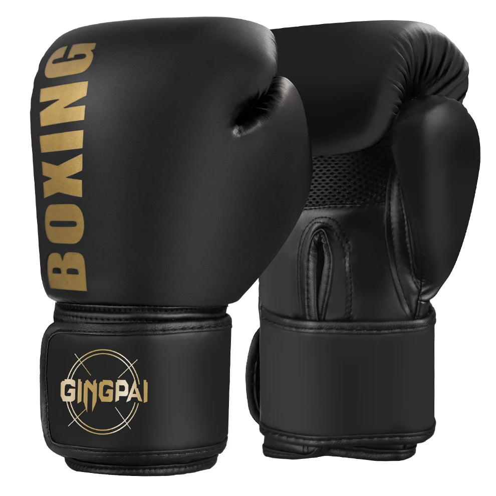 6/8/10/12oz Boxing Gloves Professional Adult Sanda Muay Thai Fighting Gloves Men and Women Training Sandbag Free Fight MMA