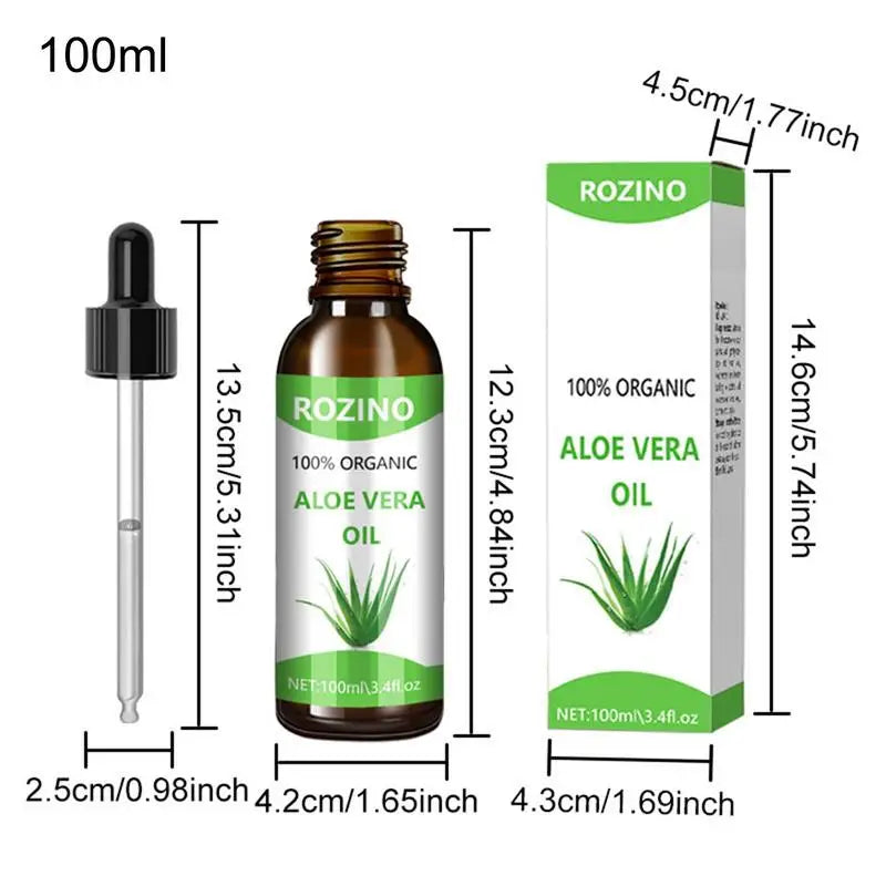 Organic Aloe Vera Oil For Skin Absorb Rapidly Pure Moisturizing Oil From Freshly Cut Aloe Plant Extra