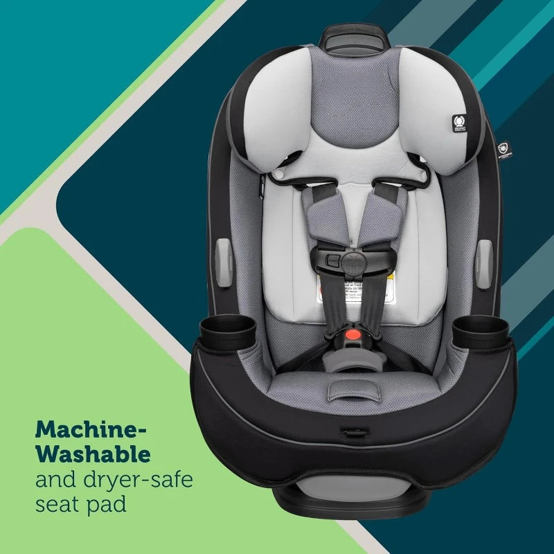 Grow and Go All-in-One Convertible Car Seat, Rear Facing Car Seat 5-40 lbs, High Back Booster Seat 40-100 lbs, Evening Dusk