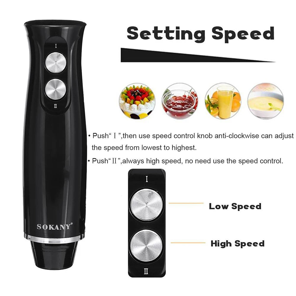 4 in 1 Mixer Machine 110V 220V Electric Mini Juice Portable Blender For Kitchen Meat Grinder Food Processors Chopper Juicer 믹서기