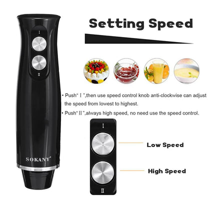 4 in 1 Mixer Machine 110V 220V Electric Mini Juice Portable Blender For Kitchen Meat Grinder Food Processors Chopper Juicer 믹서기