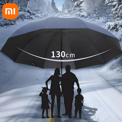 Xiaomi 130cm/51.18 Inch High-quality Ten-bone Umbrella Waterproof Windproof Manual Large Umbrellas Reinforced Frame Strong