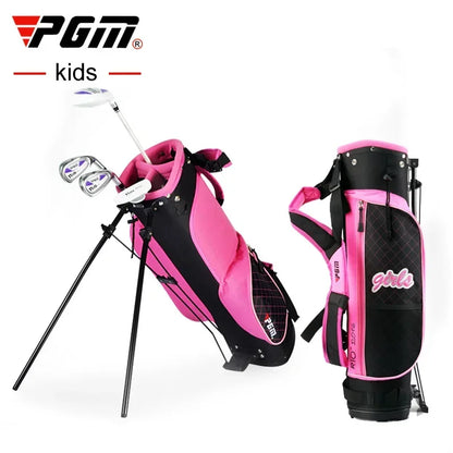 PGM 3-12 Age Boys Girls Kids Golf Club Full Sets Gift Children's Junior School Practice Learning Carbon Swing Putter Bag JRTG004