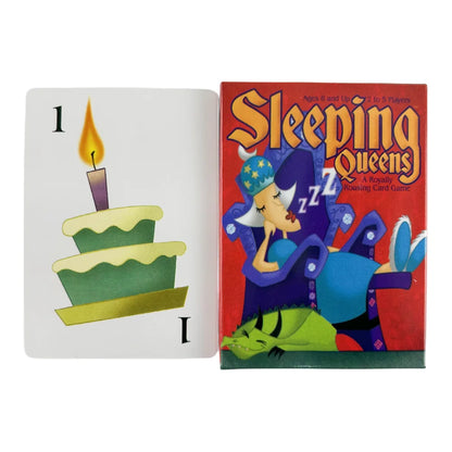 Sleeping Queens Board Game Card Family Gift Wake Up Queen Strategy Game Fun Childrens Game Card