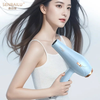 New Quick Drying Hair Dryer US/UK/EU Plug Household Blue Light Cold and Hot Air 110V/220V Hammer Hair Dryer