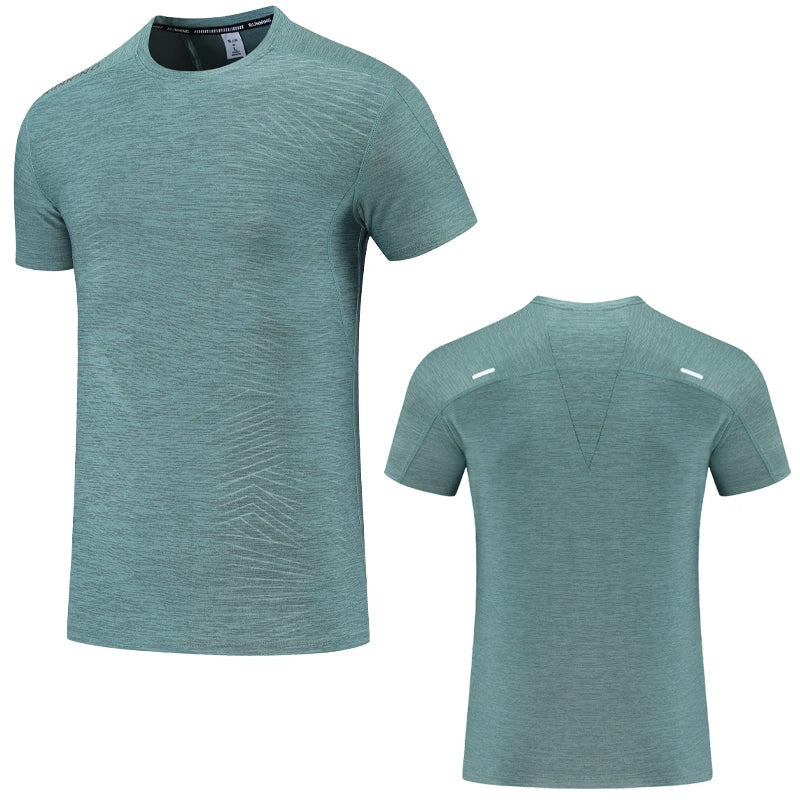 Men's Running Workout Training Short Sleeves Tee