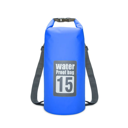 PVC Waterproof Dry Bag 5L/10L/15L/20L/30L Outdoor Diving Foldable Storage Beach Swimming Bag Rafting River Ocean Backpack