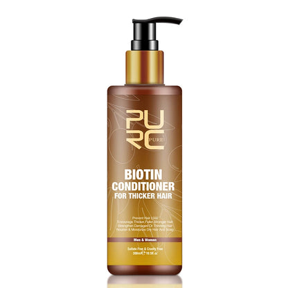 PURC Biotin Hair Growth Shampoo Anti Hair Loss Repair Damaged Frizz Argan Oil Scalp Treatment Hair Care Products