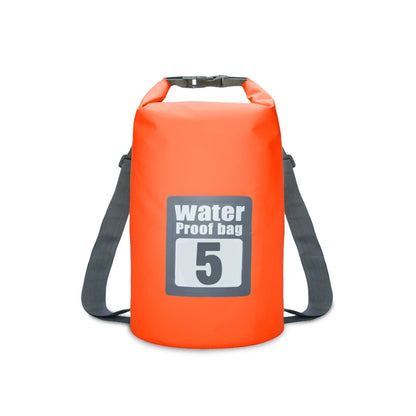 PVC Waterproof Dry Bag 5L/10L/15L/20L/30L Outdoor Diving Foldable Storage Beach Swimming Bag Rafting River Ocean Backpack