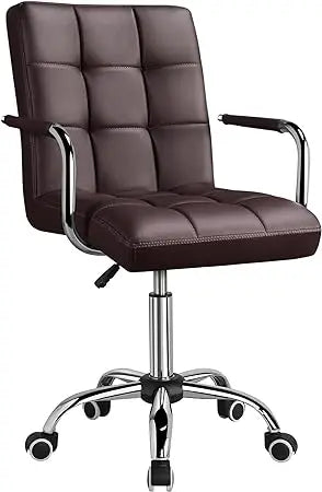 Modern Faux Leather/Velvet Office Desk Chair with Low/Mid-back/with Wheels Modern Office Chair Adjustable Home Computer Chair