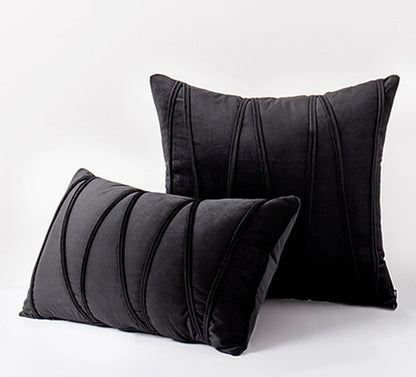 Inyahome New Art Velvet Yellow Blue Pink Solid Color Cushion Cover Pillow Cover Pillow Case Home Decorative Sofa Throw Decor