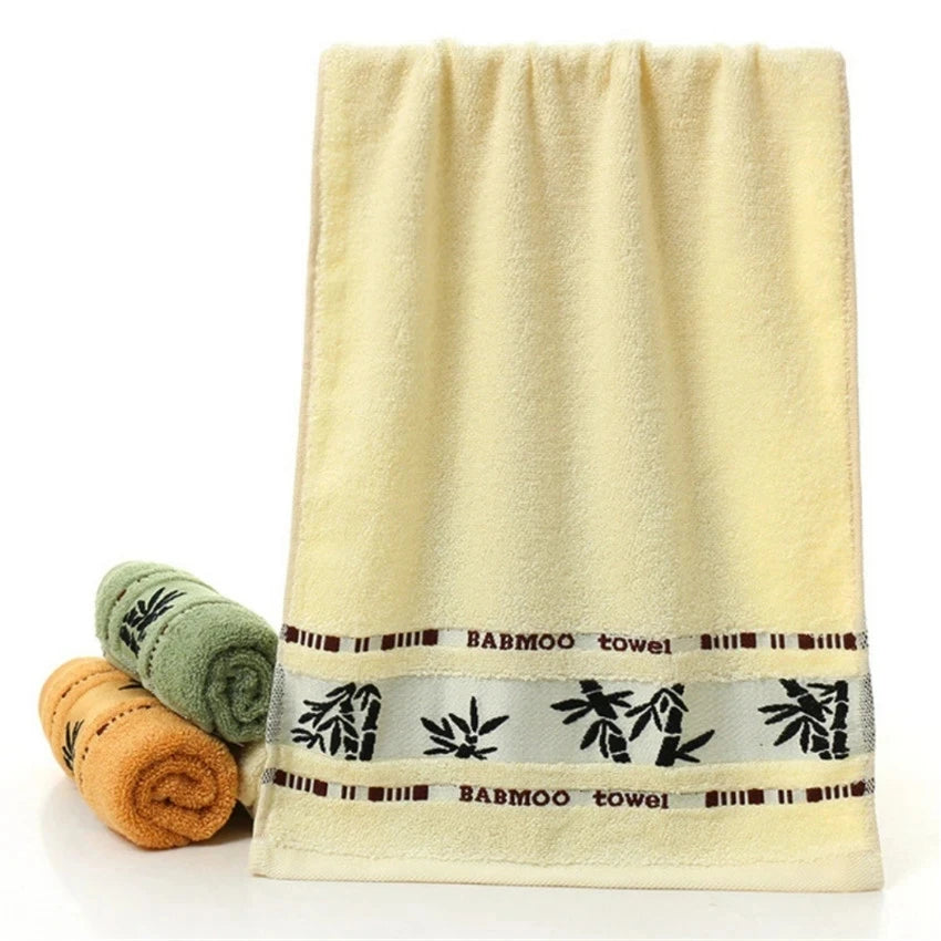 Set of 1/4/6 Bamboo Fiber Towels Sets Home Bath Towels Adults Face Towel Thick Absorbent Luxury Bathroom Towels Toalha De Praia