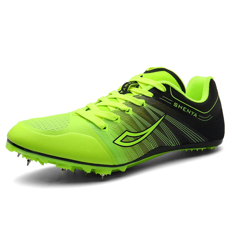 Shen Ya Men Track Field 8 Spikes Speed Short Running Sprint Sneaker TPU Sole Professional Athletic Nails Training Sneakers