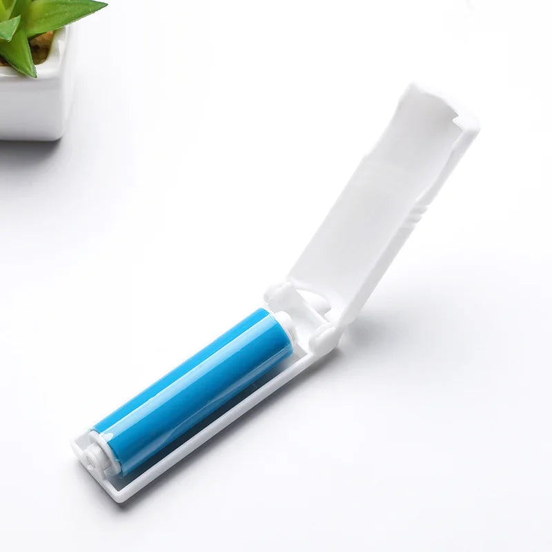 Washable Clothes Hair Sticky Roller Reusable Portable Home Clean Pet Hair Remover Sticky Roller Carpet Bed Sofa Dust Collector