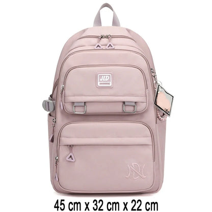 Girl School Bag Backpack Back Pack For Teenager Women Children Female Pink Schoolbag Primary High Bagpack Class Teens Child Kids