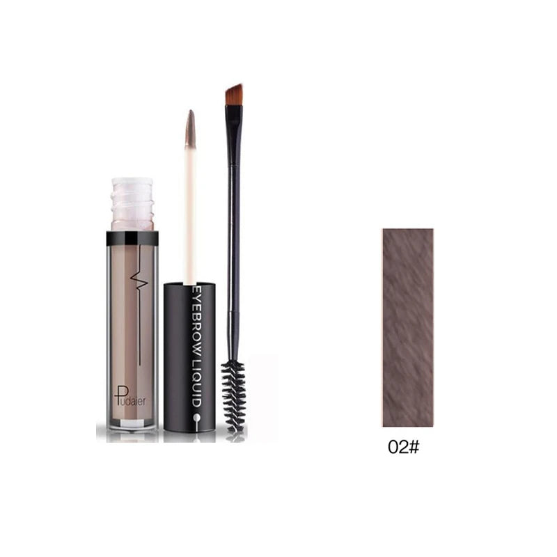 Long Lasting Pigment Black Brown Waterproof with Brush Eye Brow Tint Tattoo Mascara Wunder Eyebrow Enhencers Cosmetics