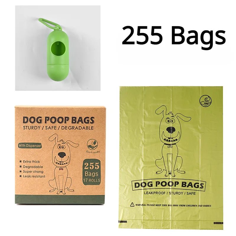 EPI Biodegradable Pet Garbage Bag Dog Poop Bags Dog Poop Bag Dispenser Dog Cleaning Supplies Dog Products for Dogs