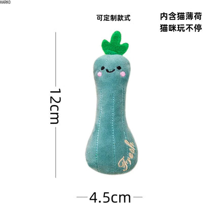 Cats Toy with Catnip Plush Cat Toys for Kitten Teeth Grinding Thumb Pillow Chewing Toy Claws Thumb Bite Pet Accessories