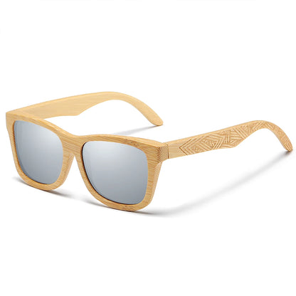 GM New Brand Design Handmade Natural Wooden Bamboo Sunglasses Luxury Sunglasses Polarized Wooden Oculos de sol masculino