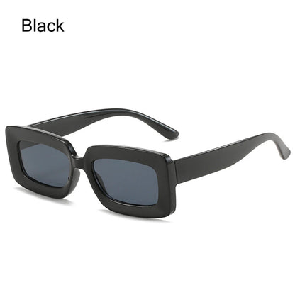 1PC Small Rectangle Sunglasses Women New Retro Square Narrow Frame Sun Glasses Trendy Vintage Streetwear Eyewear UV400