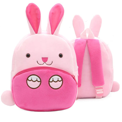 Cartoon cute plush backpack animal backpack boy girl school backpack outing leisure bag