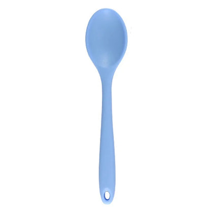 Long Handle Silicone Ladle Soup Spoon Colander Ramen Noodles Tablespoons Scoop Rice Salad Stirring Spoons Kitchen Teaspoons