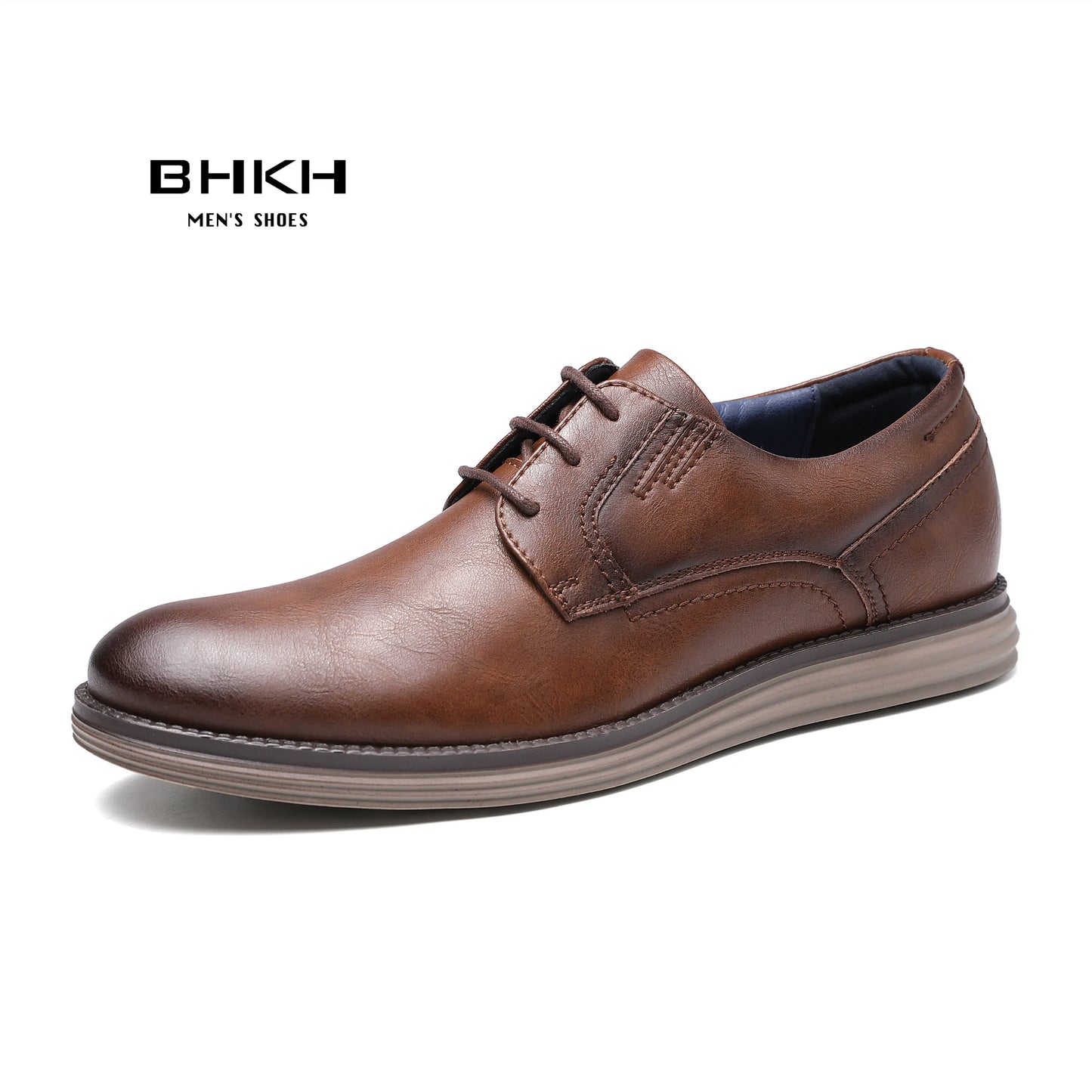 BHKH Male Sneakers Autumn/Winter traf Leather Men Casual Shoes Business Work Office Lace-up Dress shoes For Men Size47