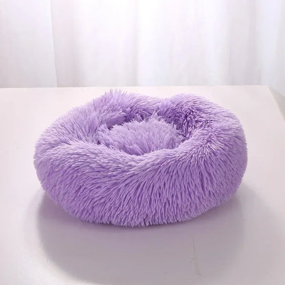 Super Soft Dog Bed Long Plush Cat Mat Dog Beds For Large Dogs Bed Labradors House Round Cushion Winter Warm Sleeping Pet Bed