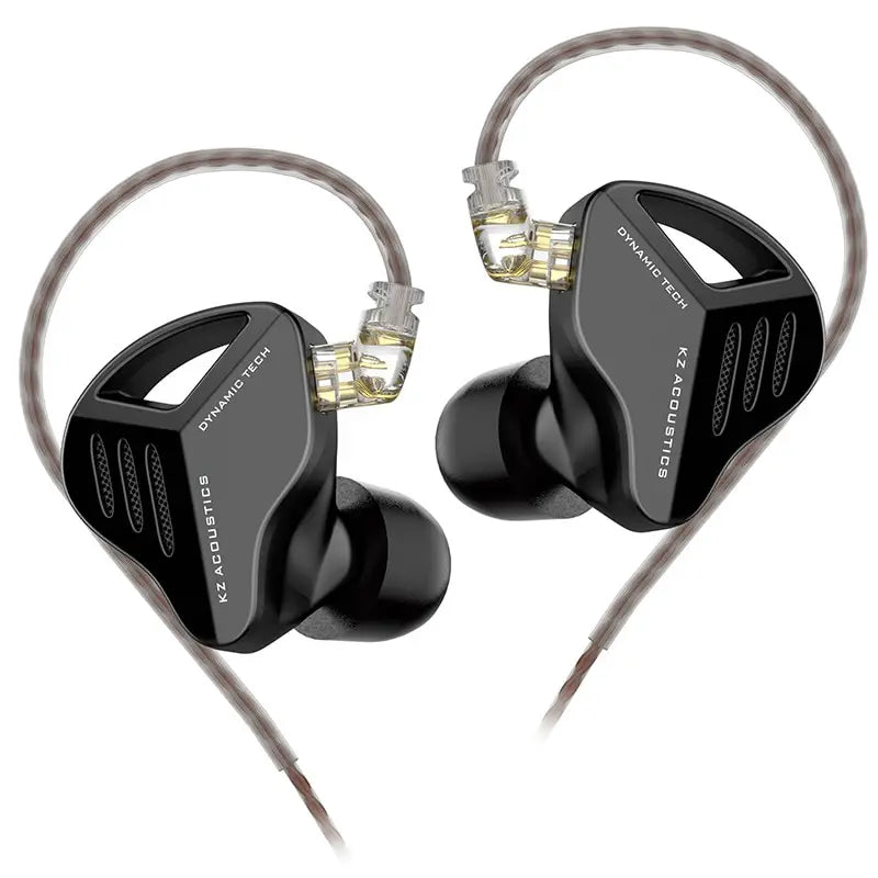 KZ ZVX Earphones Dynamic HIFI Bass Earbuds In Ear Monitor Headphones Sport Noise Cancelling Headset