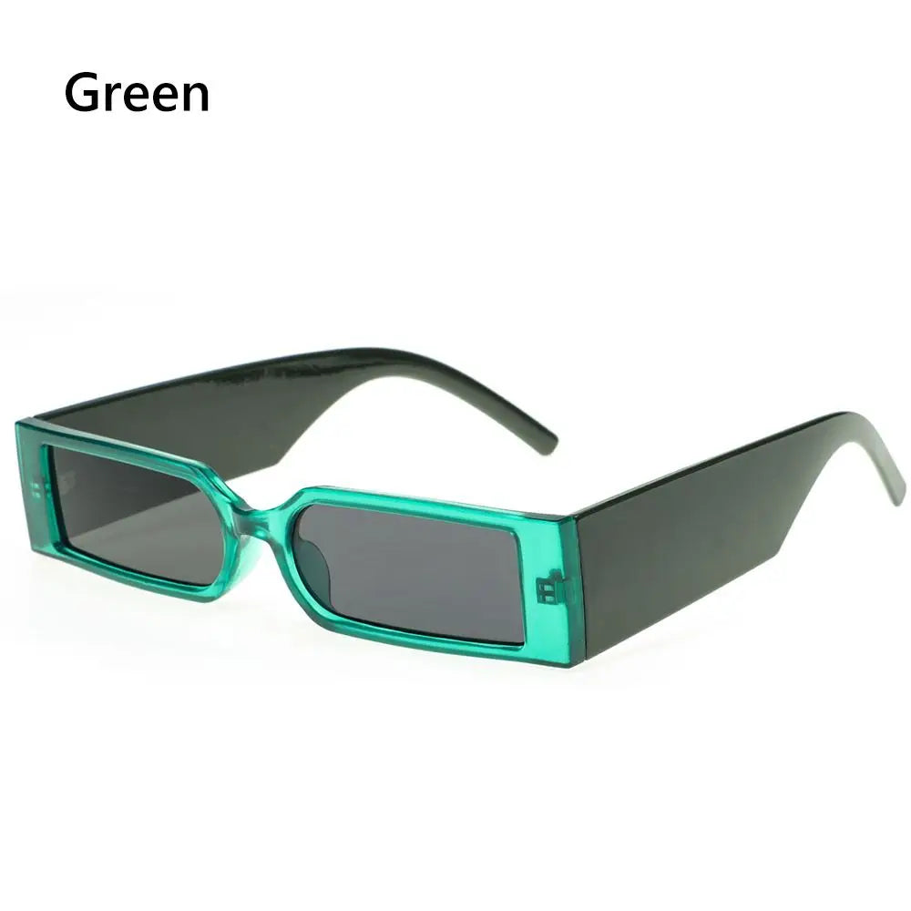 1PC Small Rectangle Sunglasses Women New Retro Square Narrow Frame Sun Glasses Trendy Vintage Streetwear Eyewear UV400