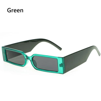 1PC Small Rectangle Sunglasses Women New Retro Square Narrow Frame Sun Glasses Trendy Vintage Streetwear Eyewear UV400