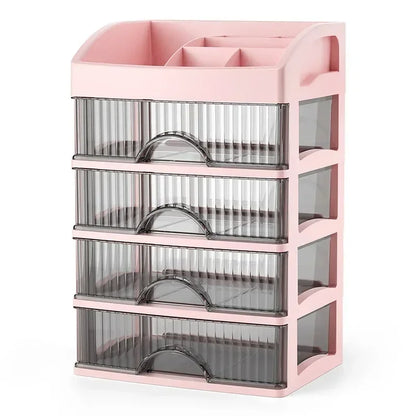 Hot Drawer Makeup Organizer Large Capacity Plastic Makeup Storage Box Lipstick Holder Large Capacity Office Supplies Storage Box