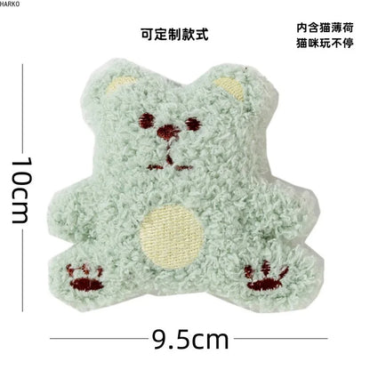 Cats Toy with Catnip Plush Cat Toys for Kitten Teeth Grinding Thumb Pillow Chewing Toy Claws Thumb Bite Pet Accessories