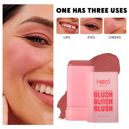 Vegan Cruelty-Free Big Volume Creamy Blusher Waterproof Long Lasting High Pigment Face Blush Lip And Cheek Tint Balm Blush Stick