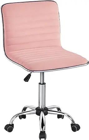 Modern Faux Leather/Velvet Office Desk Chair with Low/Mid-back/with Wheels Modern Office Chair Adjustable Home Computer Chair