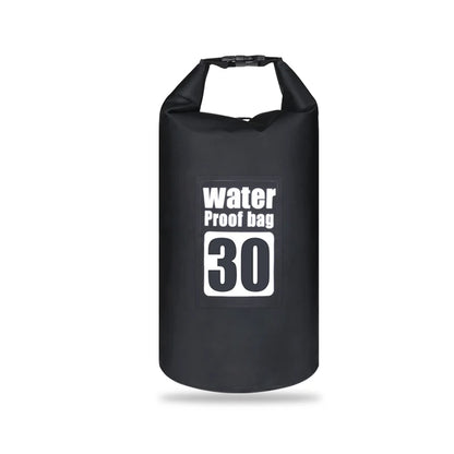 PVC Waterproof Dry Bag 5L/10L/15L/20L/30L Outdoor Diving Foldable Storage Beach Swimming Bag Rafting River Ocean Backpack