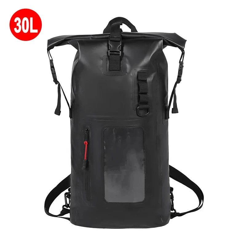 25L 30L Swimming Bag Dry PVC Backpack Waterproof Bucket Sack Large River Trekking Bags Rafting Outdoor Travel Storage Handbag