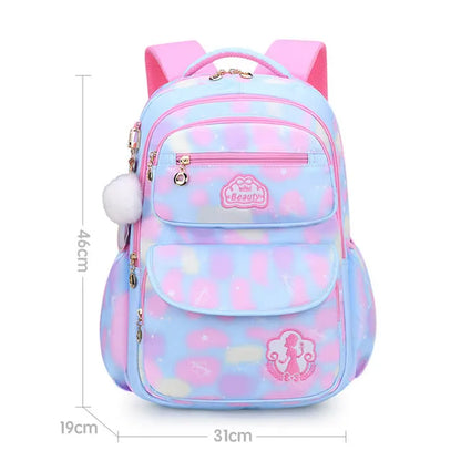 Girl School Bag Backpack Back Pack For Teenager Women Children Female Pink Schoolbag Primary High Bagpack Class Teens Child Kids