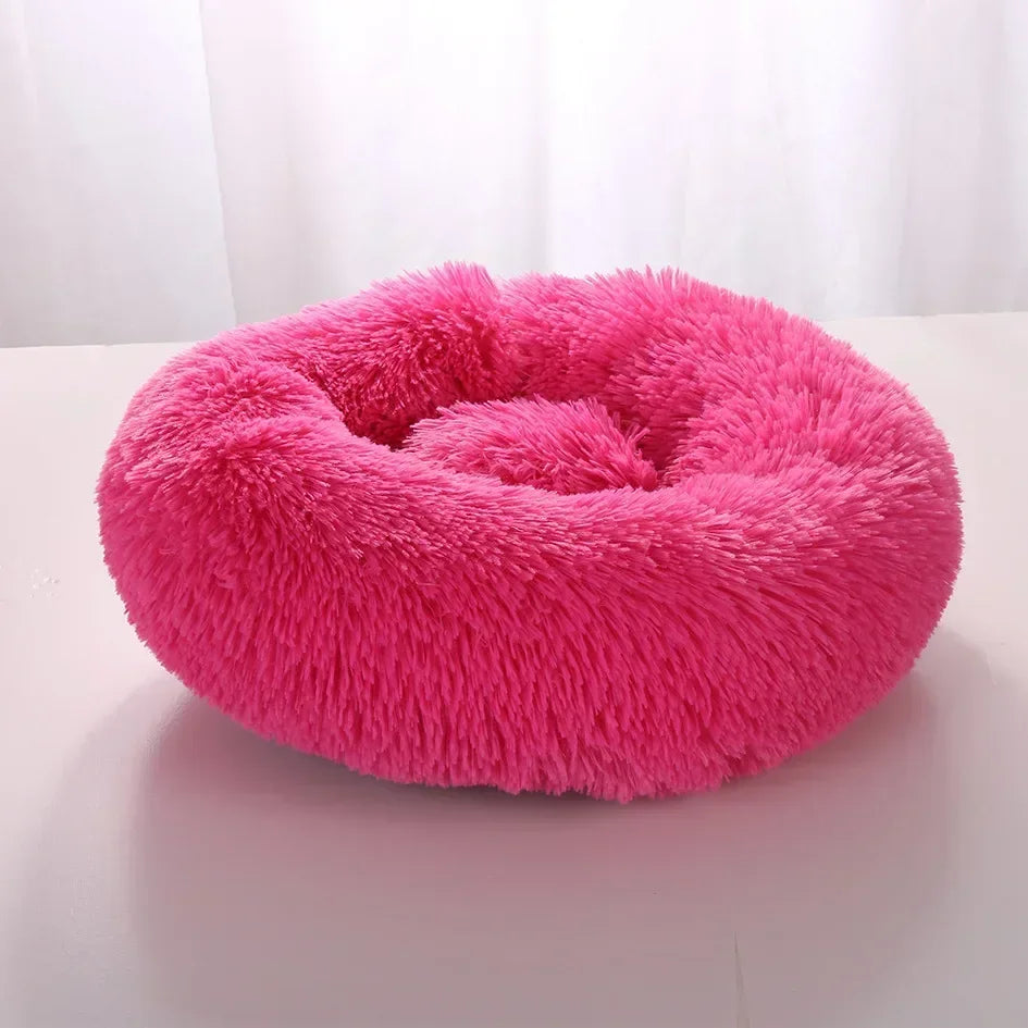 Super Soft Dog Bed Long Plush Cat Mat Dog Beds For Large Dogs Bed Labradors House Round Cushion Winter Warm Sleeping Pet Bed