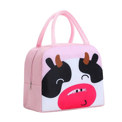 Kawaii Portable Fridge Thermal Bag Women Children's School Thermal Insulated Lunch Box Tote Food Small Cooler Bag Pouch