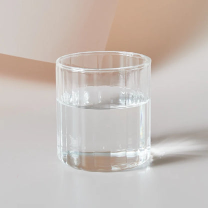 6 Colors Glass Cups Heat Resistant Glass Cup Brewing Mugs Stripe Glass Tea Office Juice Coffee Milk Mug Family Cups