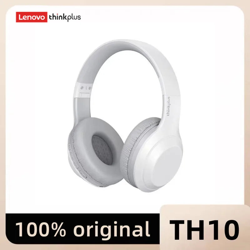 Original Lenovo TH10 Wireless Bluetooth Headset Over-ear Hood Headphones Esports Gaming Sports Hi-Fi with microphone