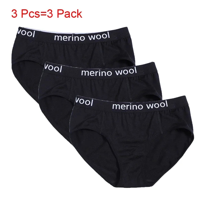 Women's 100% Merino Wool Bikini Brief Merino Underwear Lightweight Briefs Women Sports Active Panties Soft Breathable Anti-Odor