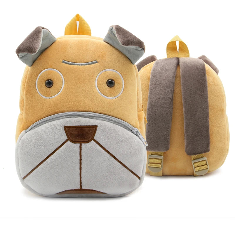 Cartoon cute plush backpack animal backpack boy girl school backpack outing leisure bag